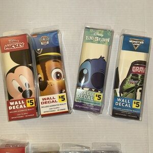 Wall Decals! Monster Jam, Paw Patrol, LILO & Stitch, and Mickey Mouse